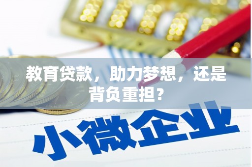 泰兴教育贷款，助力梦想，还是背负重担？
