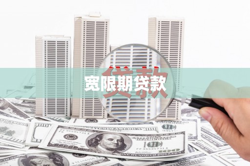 泰兴宽限期贷款