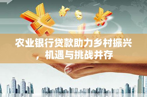 泰兴农业银行贷款助力乡村振兴，机遇与挑战并存