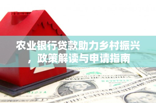 泰兴农业银行贷款助力乡村振兴，政策解读与申请指南
