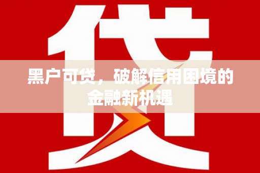 泰兴黑户可贷，破解信用困境的金融新机遇