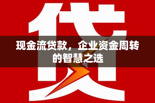 泰兴现金流贷款，企业资金周转的智慧之选
